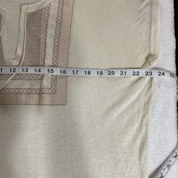 Madewell linen blouse women's, beige - Picture 7 of 11